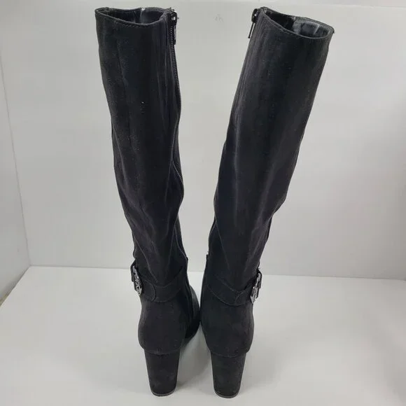 Jones New York Signature Women's Black Knee High Boots US Size 8.5M - Picture 4 of 12